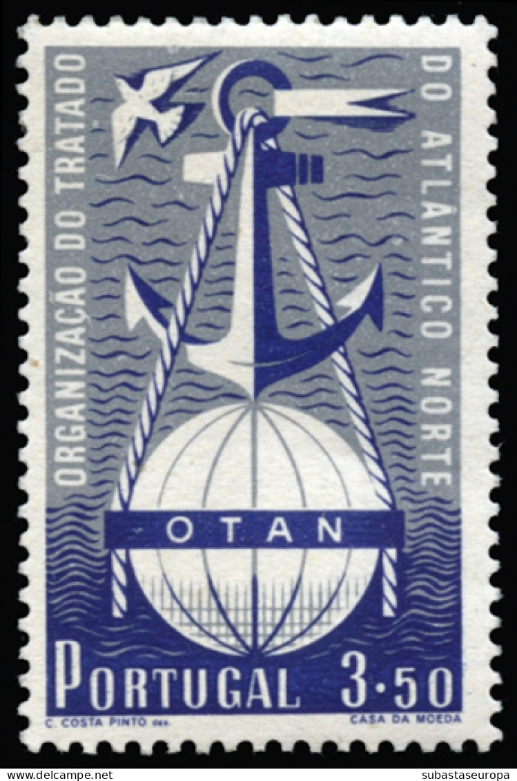 PORTUGAL. ** 760/61. OTAN. Mundifil 749/50-400€. Preciosa. Cat. 390 €. - Unused Stamps