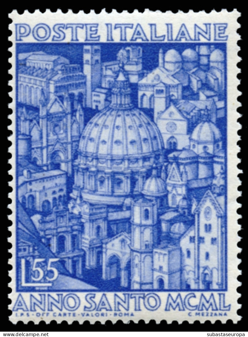 ITALIA. ** 558/59. Cat. 120 €. - 1946-60: Mint/hinged