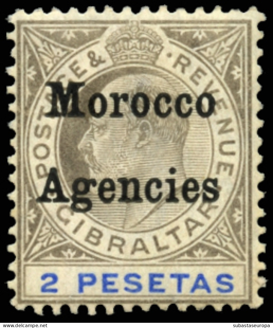 MARRUECOS. Despacho Inglés. */Ø 16/22. En Usado Solo El 20 Y 25 Cts. Cat. 175 €. - Postämter In Marokko/Tanger (...-1958)