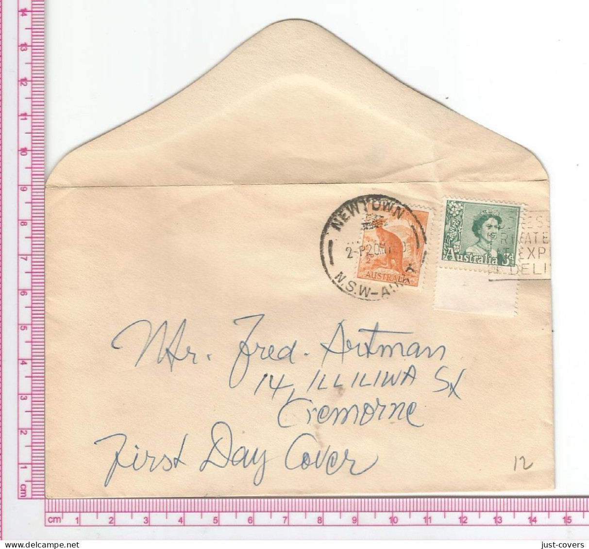Newtown NSW Australia CDS May 1959 NOTE: Not A First Day Cover As Stated...............box9 - Briefe U. Dokumente
