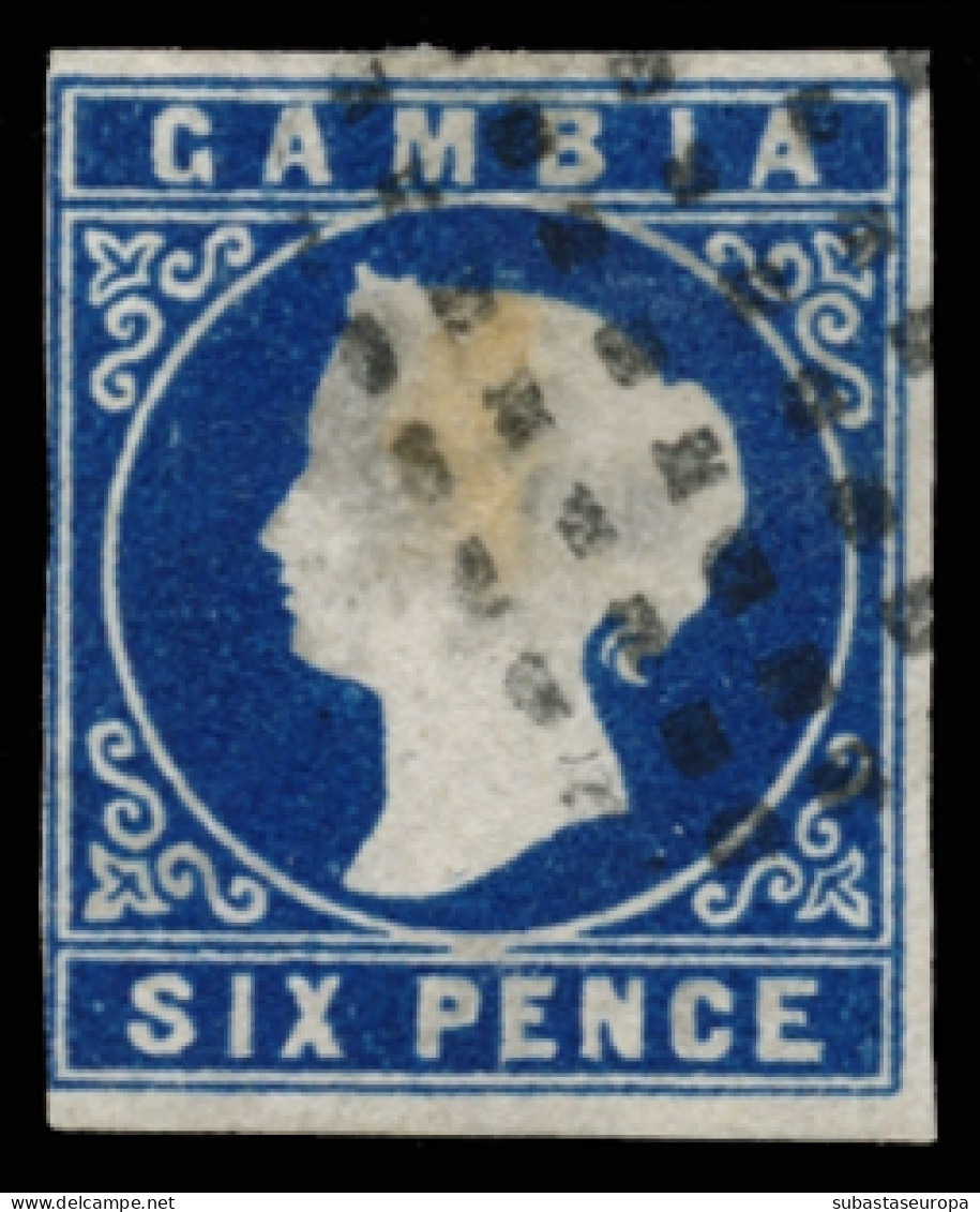 GAMBIA. Ø 2. Márgenes Justos Pero Completos. Cat. 250 €. - Gambia (...-1964)