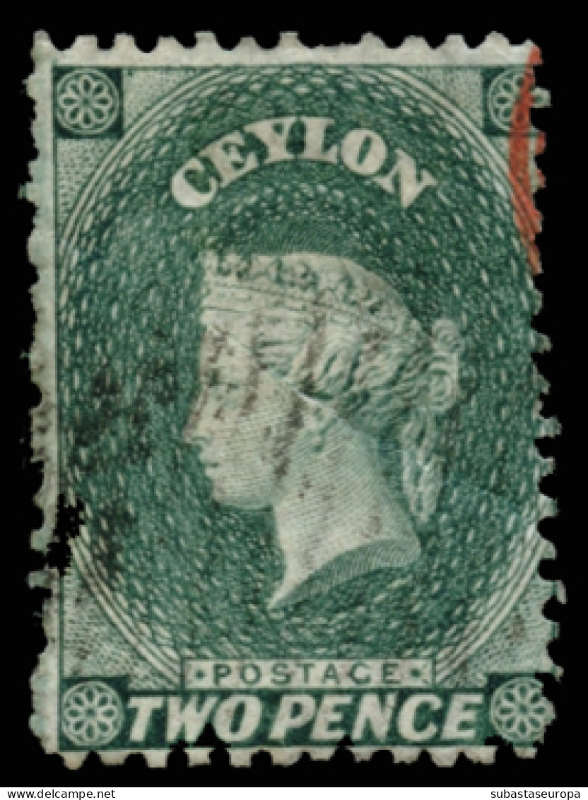 CEILÁN. Ø/* 32/43. Serie Corta. Calidad Regular. Cat. 275 €. - Ceylon (...-1947)