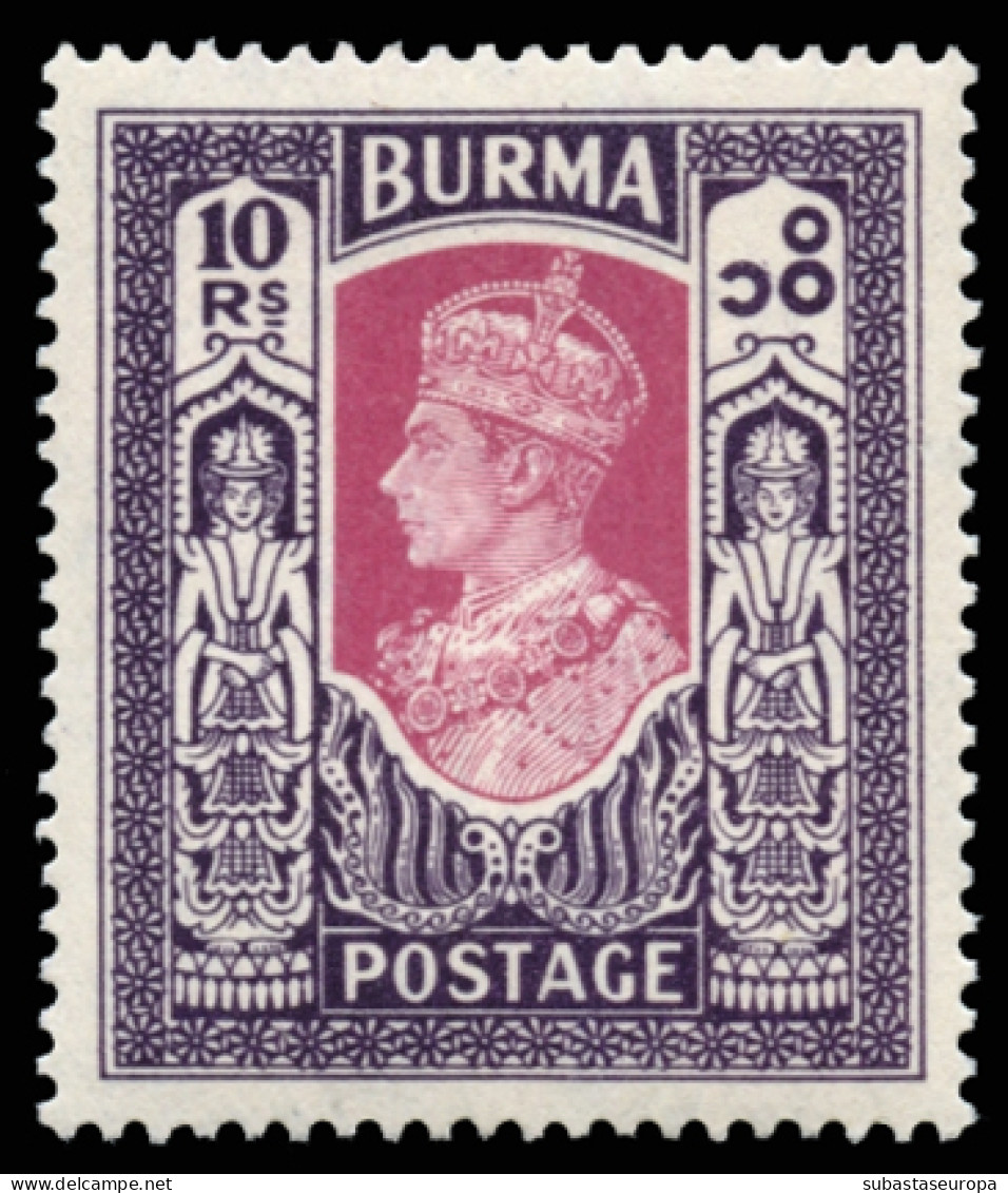 BIRMANIA. Dominio Británico. * 35/49. Preciosa. Cat. 55 €. - Birma (...-1947)