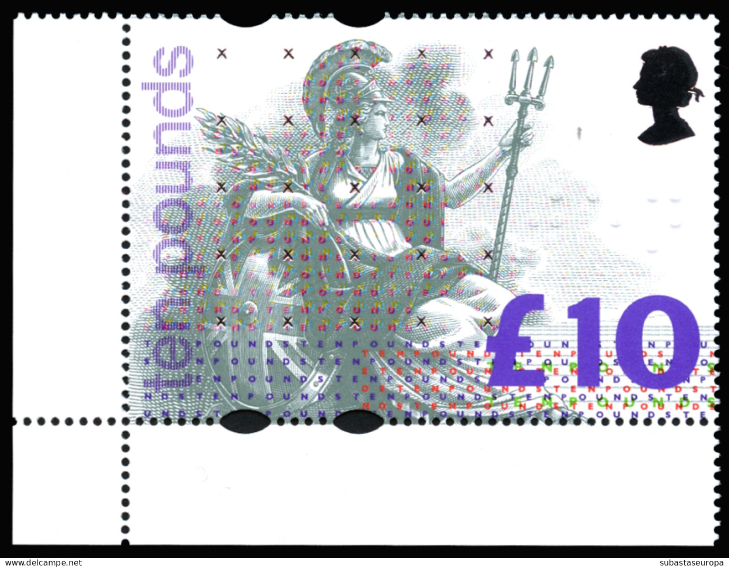 GRAN BRETAÑA. ** 1664. 10 Libras. Cat. 55 €. - Unused Stamps