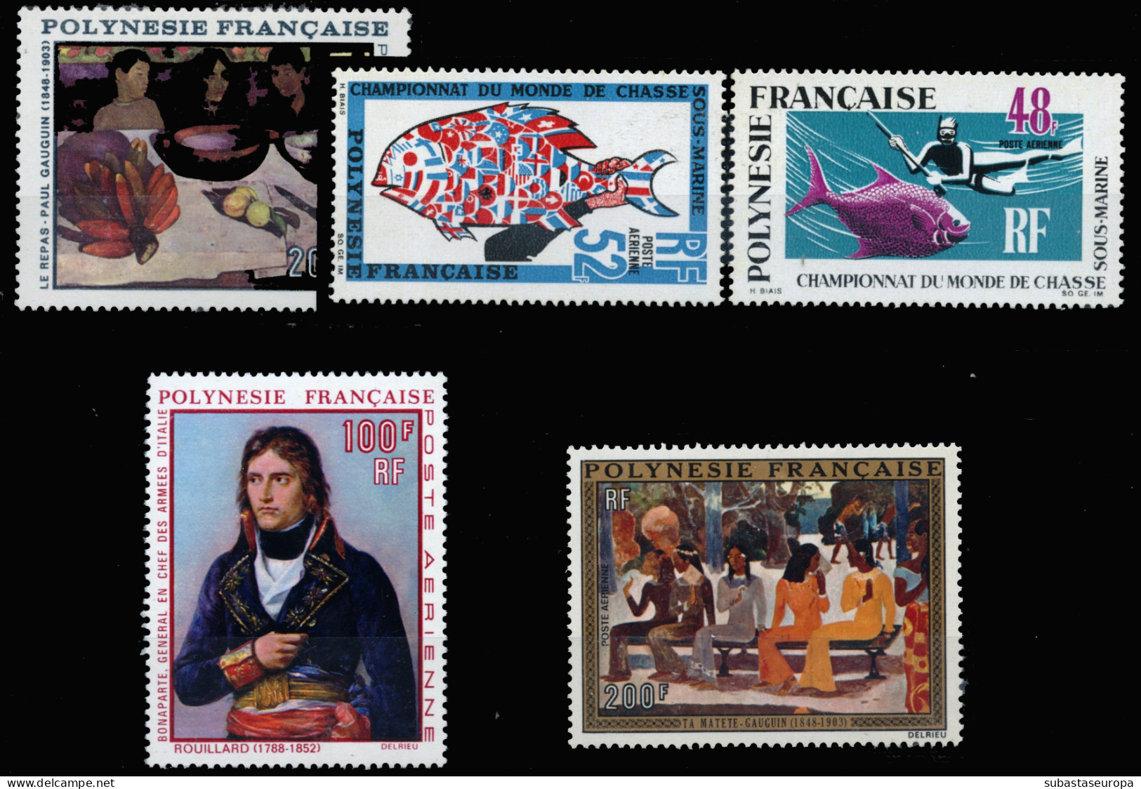 POLINESIA. ** Av. 25, Av. 29/30, Av. 31 Y Av. 75. Cat. 292 €. - Unused Stamps