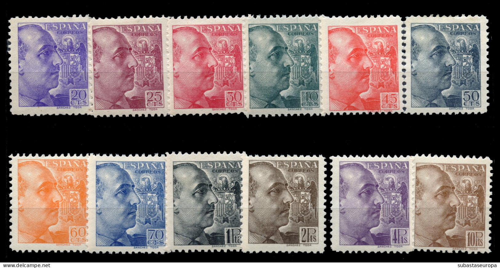 * 867/78. Franco. Sánchez Toda. Bonita. Cat. 170 €. - Unused Stamps