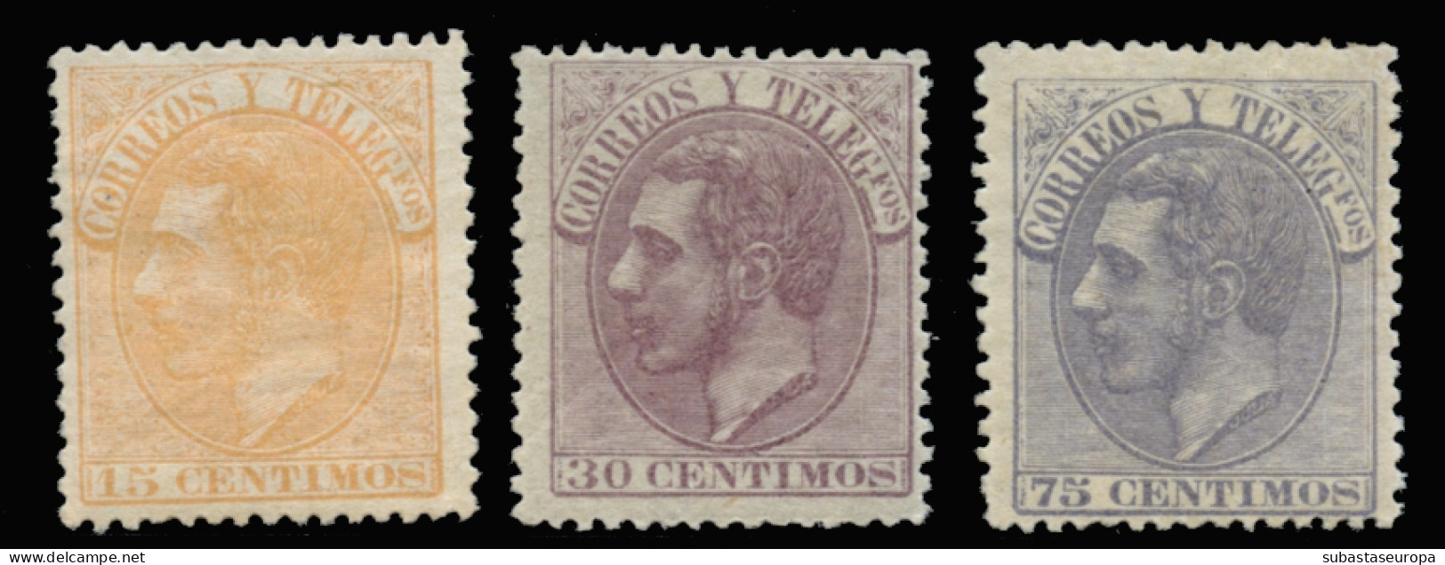 * 210/12. Muy Bien Centrados. Cat. 578 €. - Unused Stamps