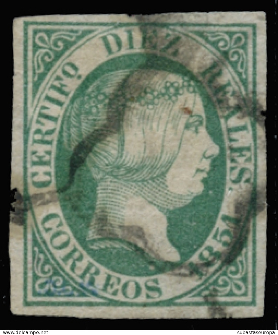 Ø 11. 10 Reales. Muy Buenos Márgenes. Lujo. Certificado Suizo. Cat. 700 €. - Used Stamps