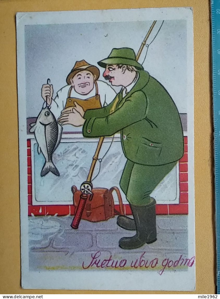 KOV 510-1 - FISH, POISSON, PECHEUR, FISHERMAN, COMIC, HUMOUR - Fish & Shellfish