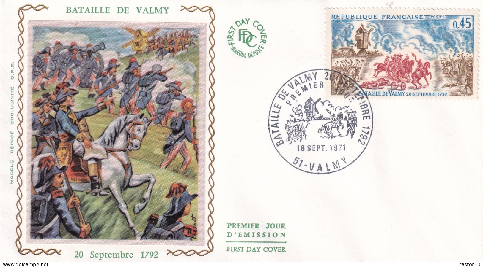 1er Jour, Bataille De Valmy - 1970-1979