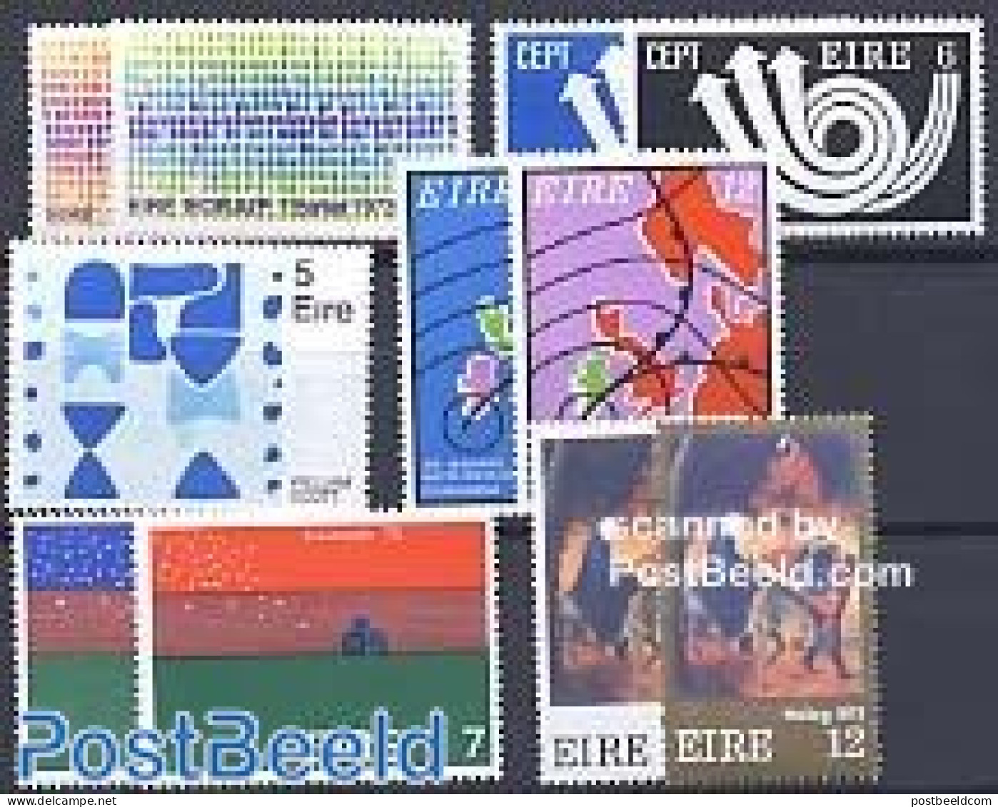Ireland 1973 Yearset 1973 (11v), Mint NH, Various - Yearsets (by Country) - Neufs