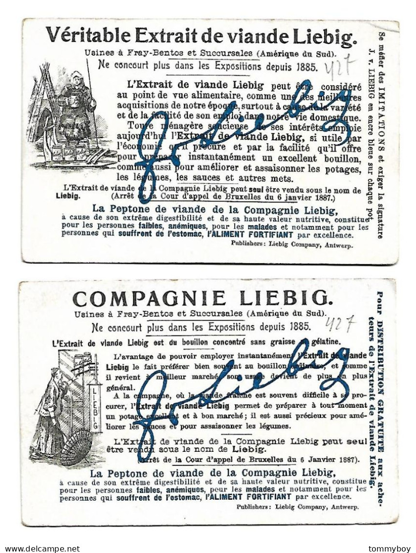 S 678 , Liebig 6 Cards, Cols Et Défilés Remarquables (ref B16) - Liebig