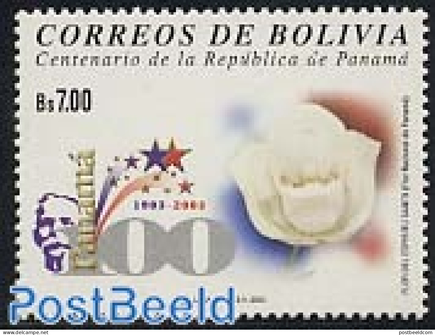 Bolivia 2003 Republic Centenary 1v, Mint NH, Nature - Flowers & Plants - Bolivie