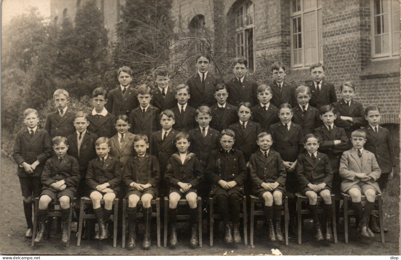 CP Carte Photo D&#039;&eacute;poque Photographie Vintage Enfant &eacute;cole Classe &eacute;l&egrave;ves  - Autres & Non Classés