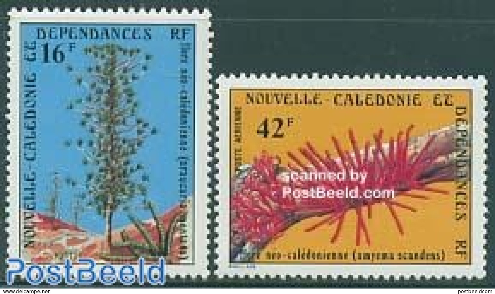 New Caledonia 1978 Flora 2v, Mint NH, Nature - Flowers & Plants - Nuevos