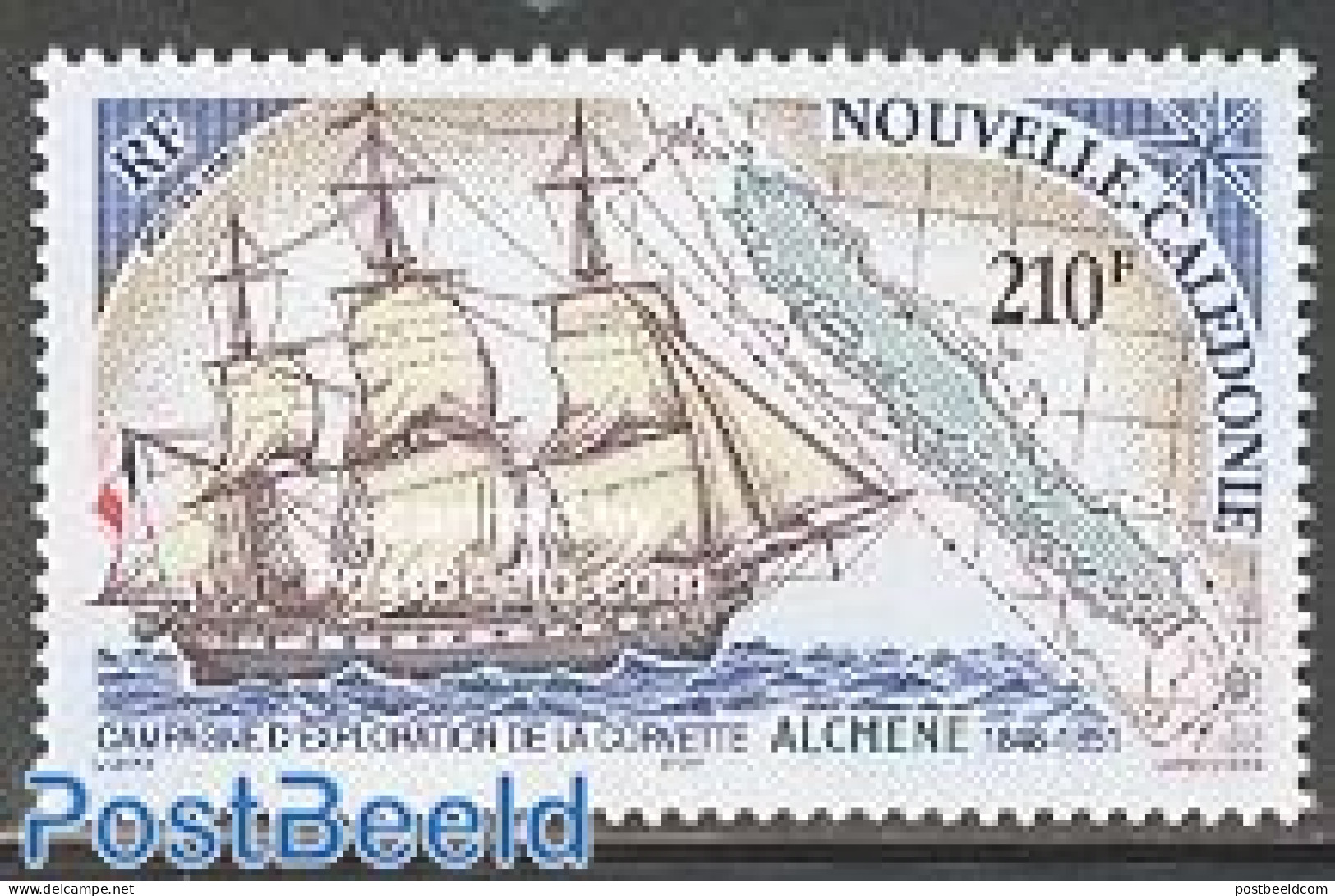 New Caledonia 2002 Corvette 1v, Mint NH, Transport - Various - Ships And Boats - Maps - Ongebruikt