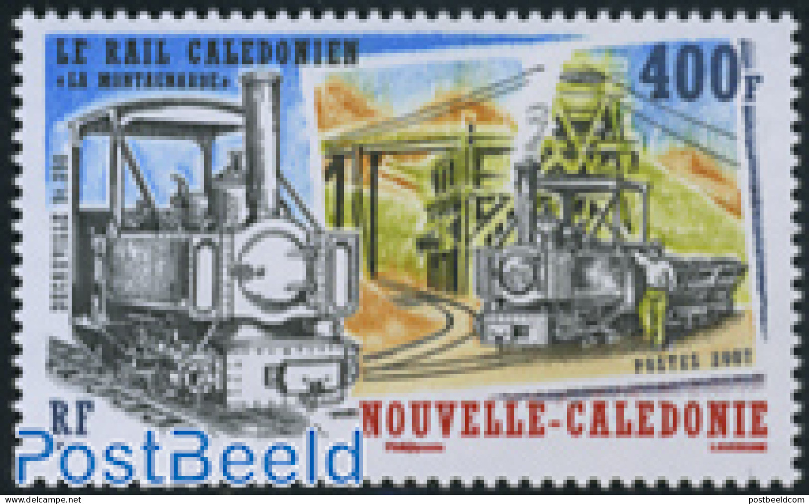 New Caledonia 2007 Railways 1v, Mint NH, Transport - Railways - Unused Stamps