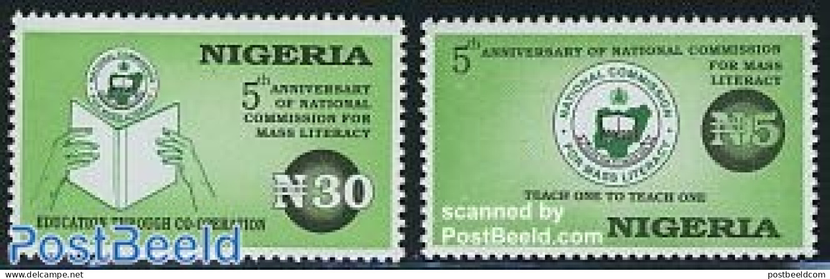 Nigeria 1996 Education 2v, Mint NH - Autres & Non Classés