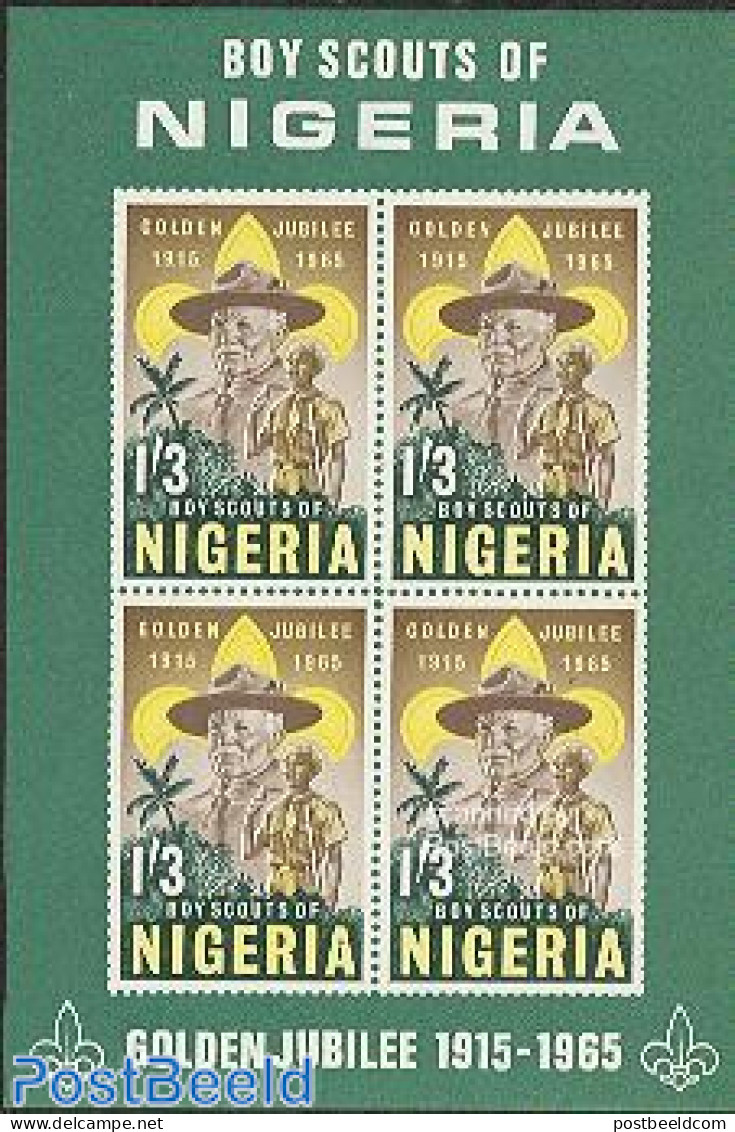 Nigeria 1965 Scouting S/s, Mint NH, Sport - Scouting - Autres & Non Classés