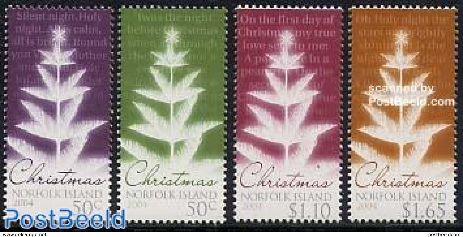 Norfolk Island 2004 Christmas 4v, Mint NH, Religion - Christmas - Weihnachten