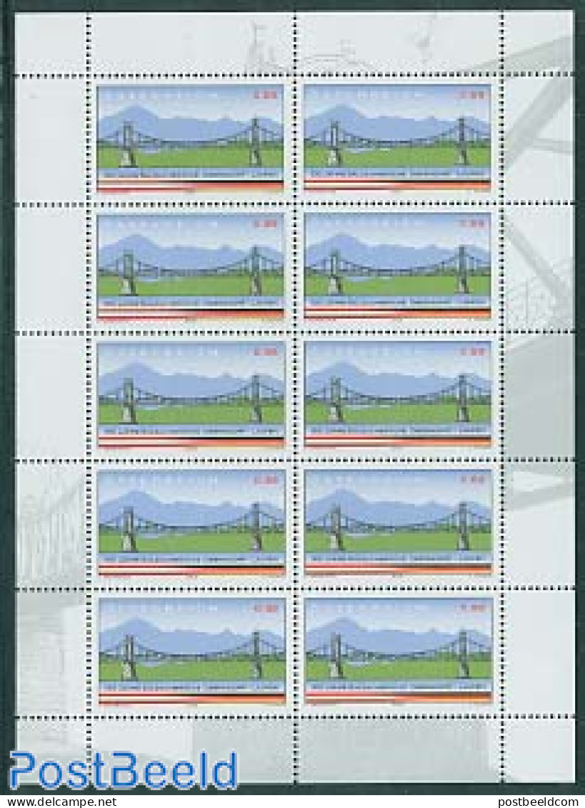 Austria 2003 Salzach Bridge M/s, Mint NH, Various - Joint Issues - Art - Bridges And Tunnels - Unused Stamps