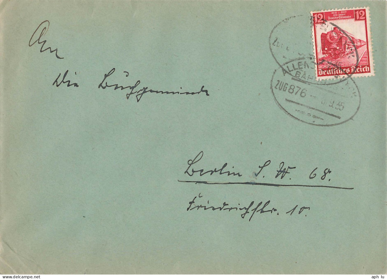 Bahnpost (Ambulant; R.P.O./T.P.O.)  (ZA2644) - Lettres & Documents