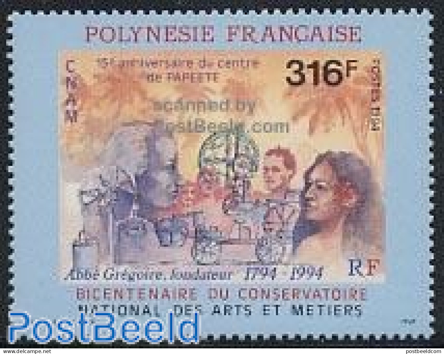 French Polynesia 1994 CNAM 1v, Mint NH - Unused Stamps
