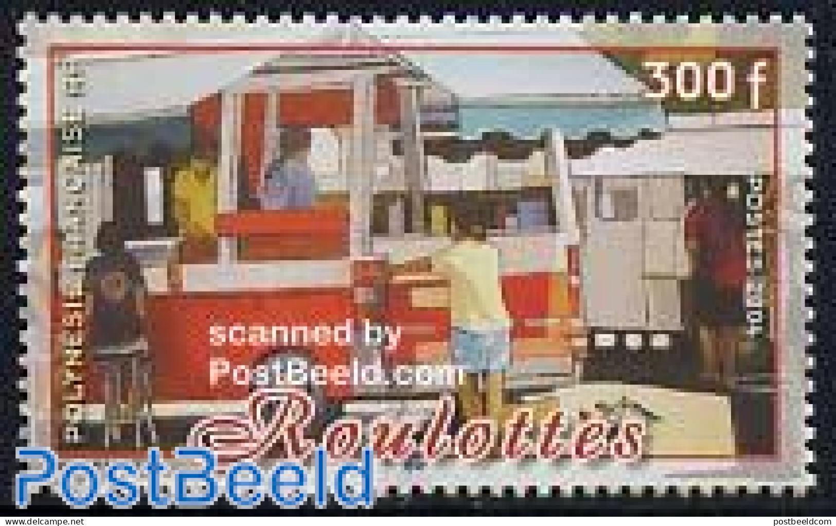 French Polynesia 2004 Roulottes 1v, Mint NH, Transport - Various - Automobiles - Street Life - Unused Stamps