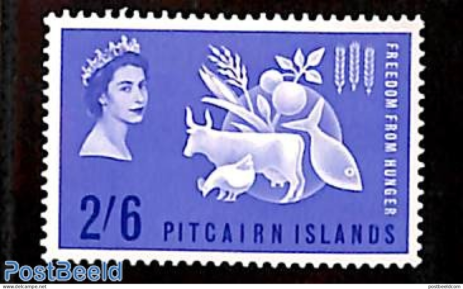 Pitcairn Islands 1963 Freedom From Hunger 1v, Mint NH, Health - Nature - Food & Drink - Freedom From Hunger 1963 - Cat.. - Ernährung
