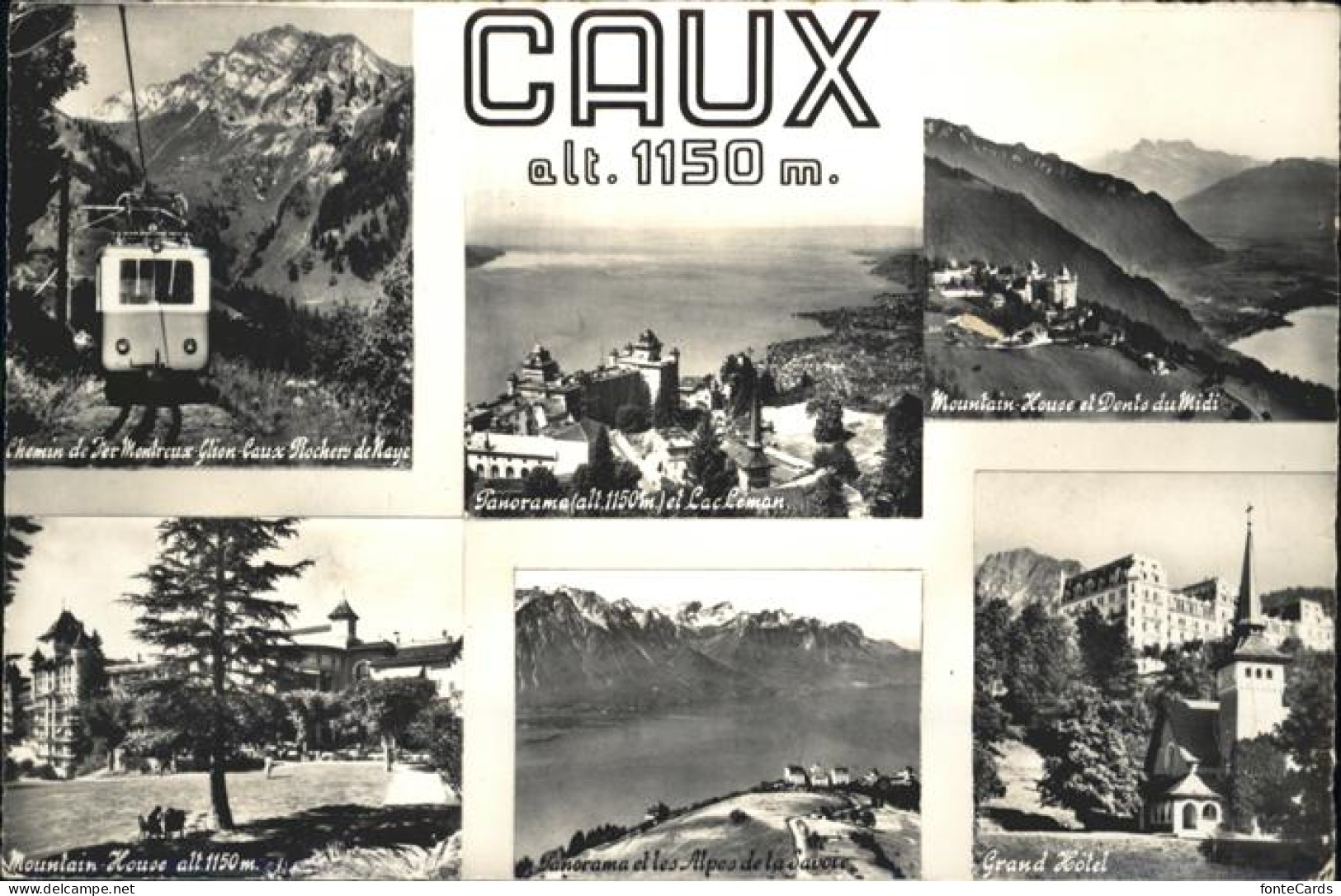 11192859 Caux VD Grand Hotel Lac Leman  Caux - Autres & Non Classés