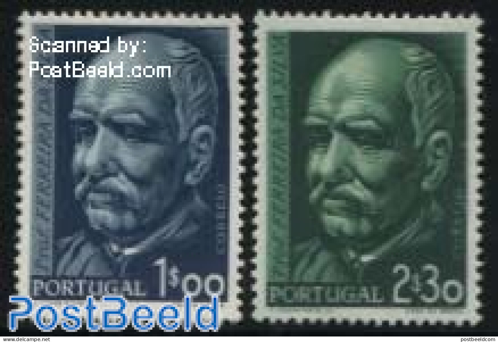 Portugal 1956 Ferreira Da Silva 2v, Unused (hinged), Science - Chemistry & Chemists - Unused Stamps
