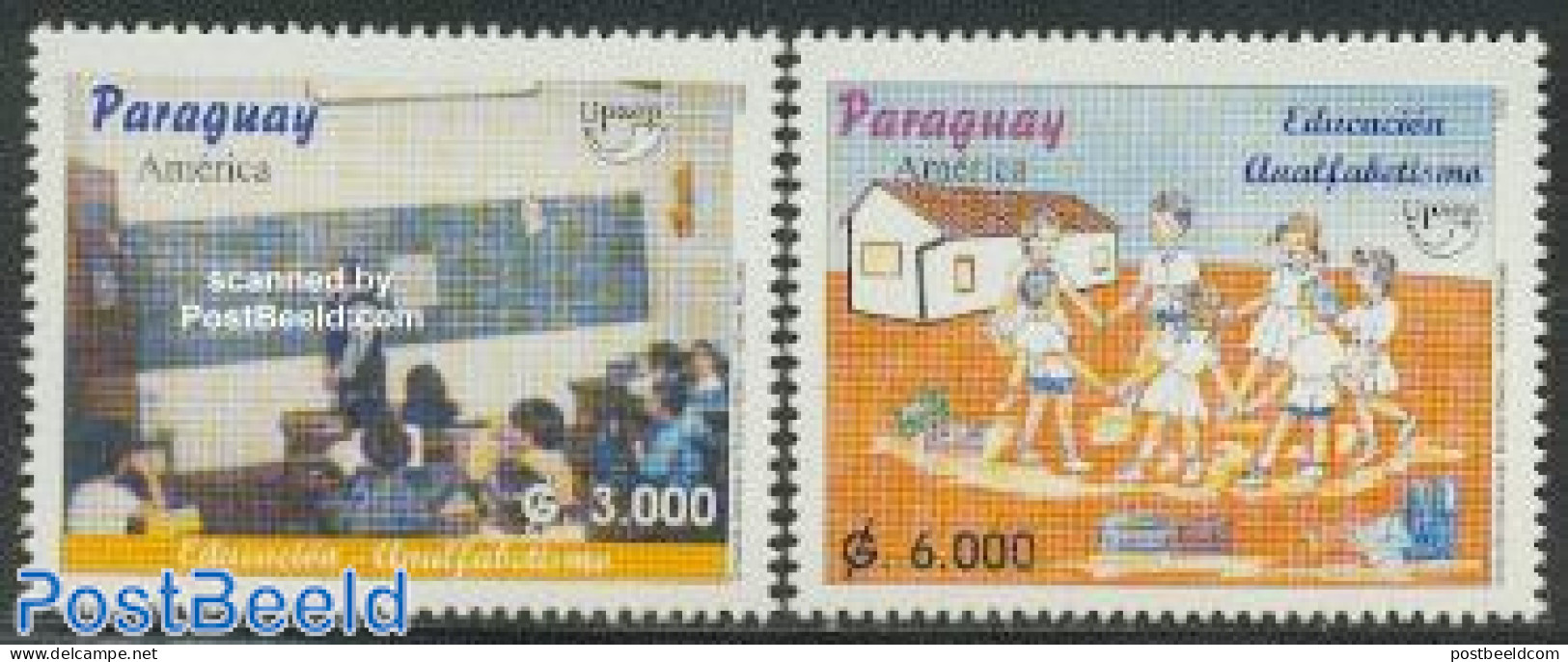 Paraguay 2002 UPAEP 2v, Mint NH, Science - Education - U.P.A.E. - Paraguay