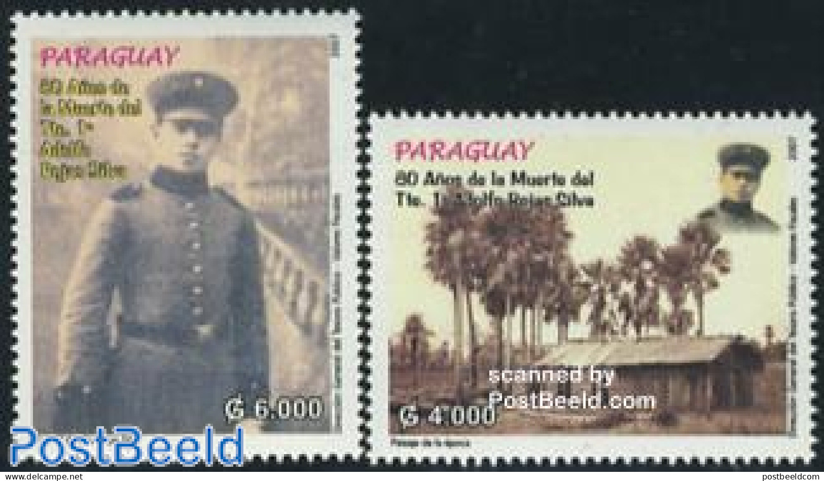 Paraguay 2007 Adolfo Rojas Silva 2v, Mint NH, Nature - Various - Trees & Forests - Uniforms - Rotary, Lions Club