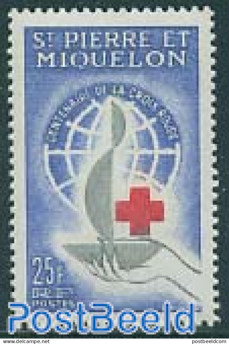 Saint Pierre And Miquelon 1963 Red Cross 1v, Mint NH, Health - Red Cross - Red Cross