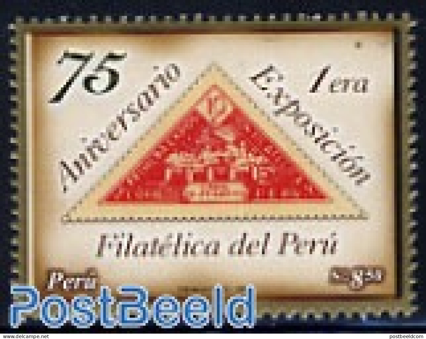 Peru 2006 75 Years Philatelic Expositions 1v, Mint NH, Stamps On Stamps - Timbres Sur Timbres