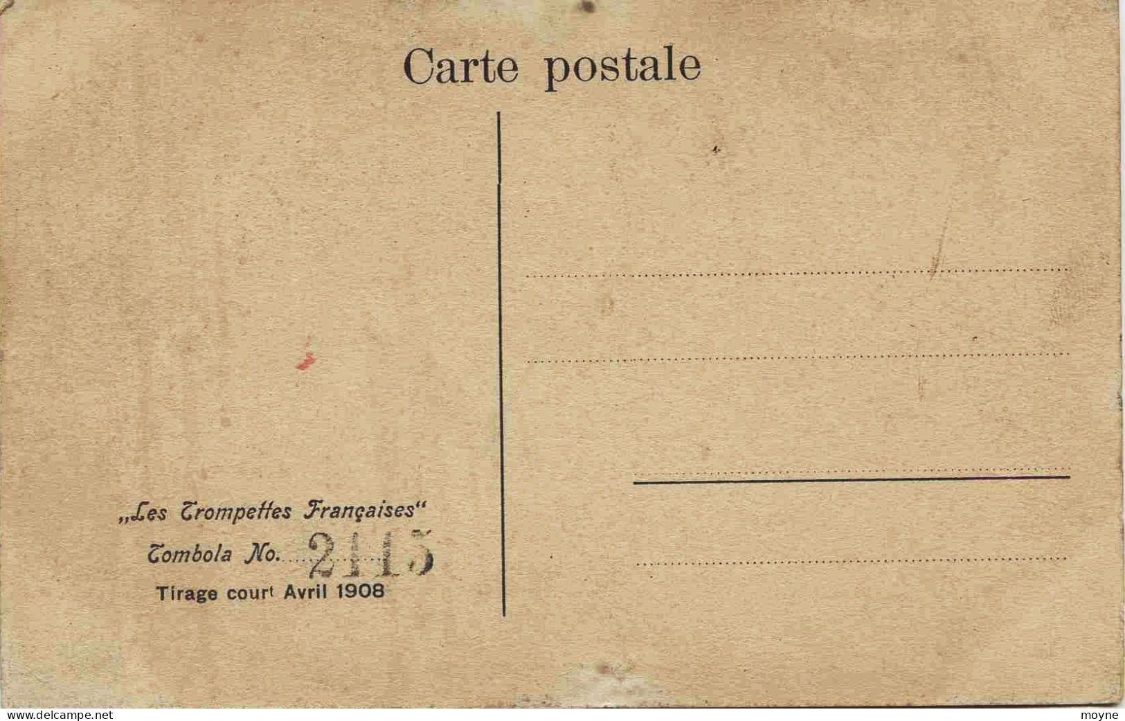 2467  - GENEVE - Société LES TROMPETTES FRANCAISES 1907 - Fait également Office De Carte De TOMBOLA .RARE - Genève