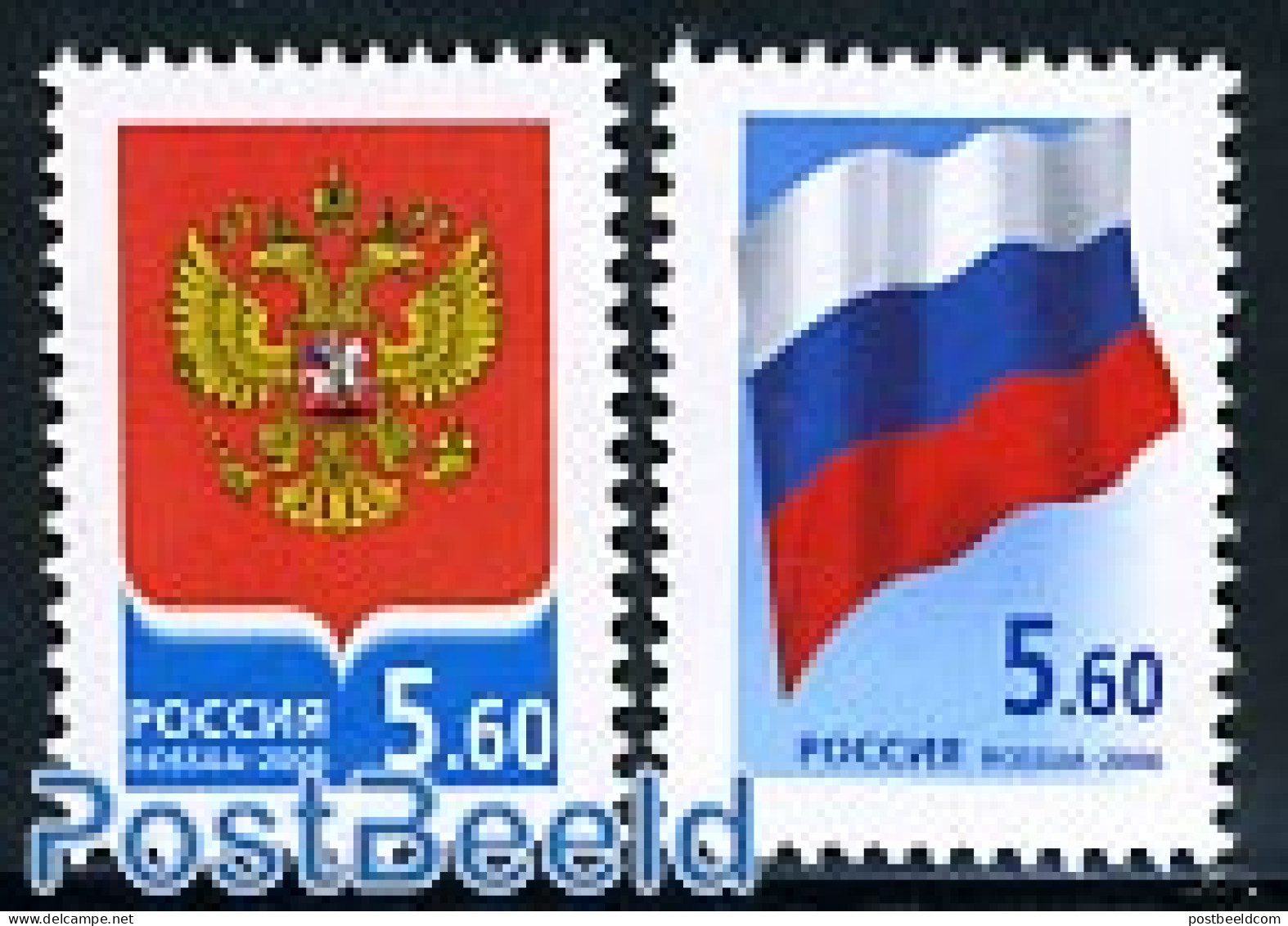 Russia 2006 Coat Of Arms & Flag 2v, Mint NH, History - Coat Of Arms - Flags - Autres & Non Classés