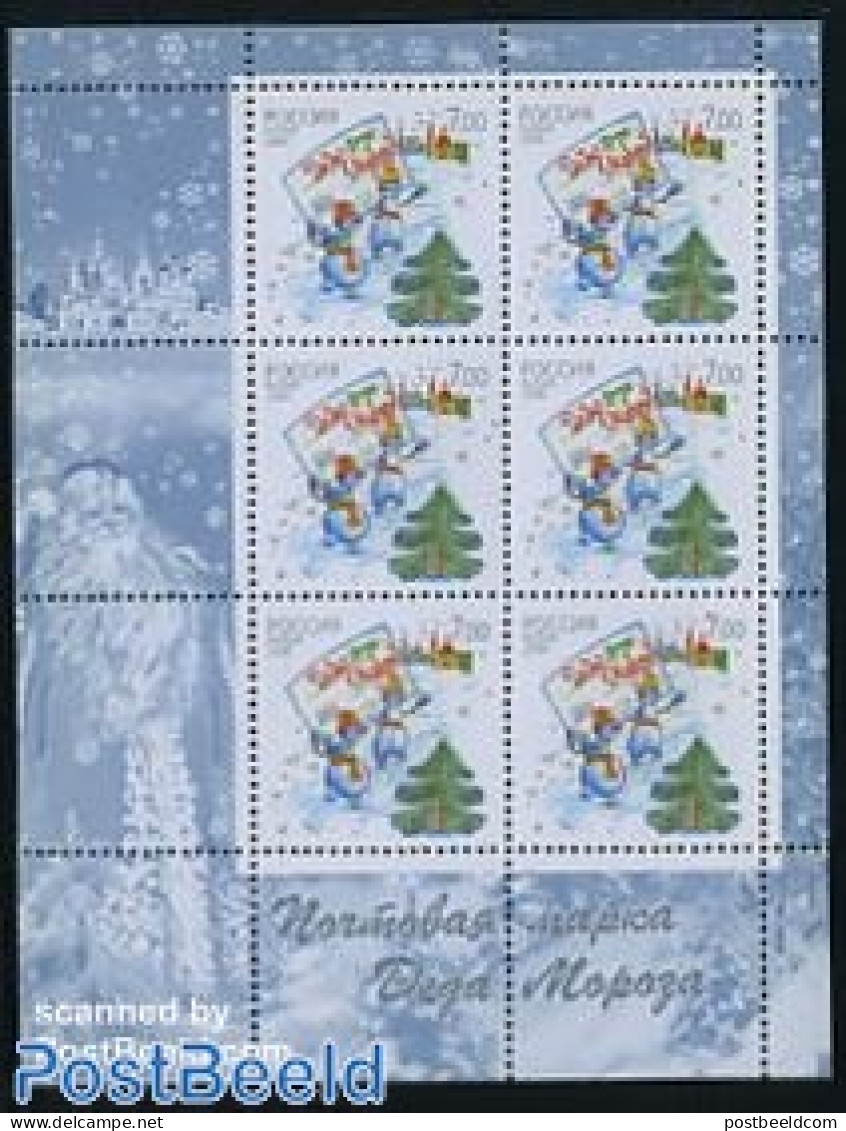 Russia 2006 Christmas M/s (with 6 Stamps), Mint NH, Religion - Christmas - Noël