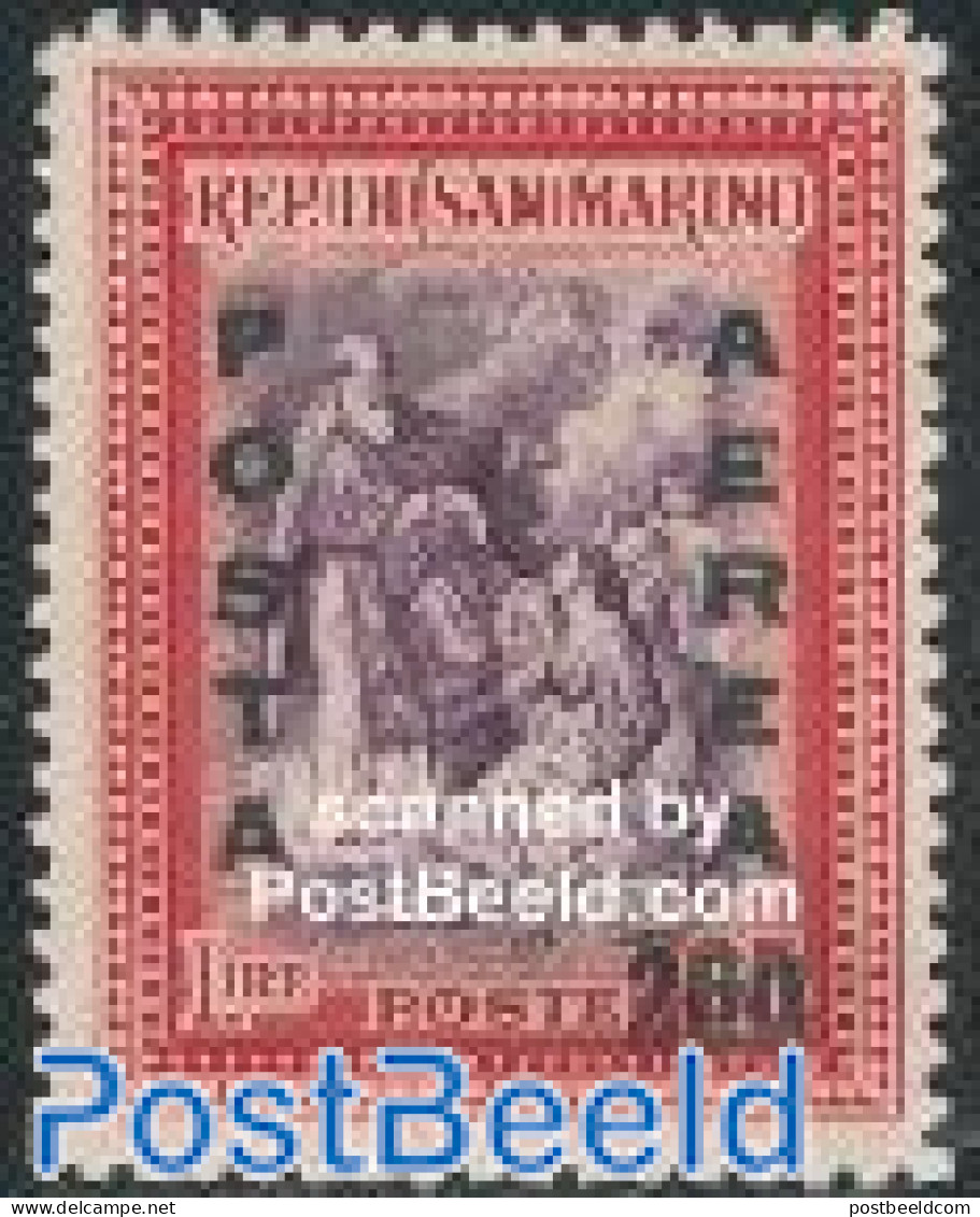 San Marino 1948 Airmail 1v, Unused (hinged) - Unused Stamps