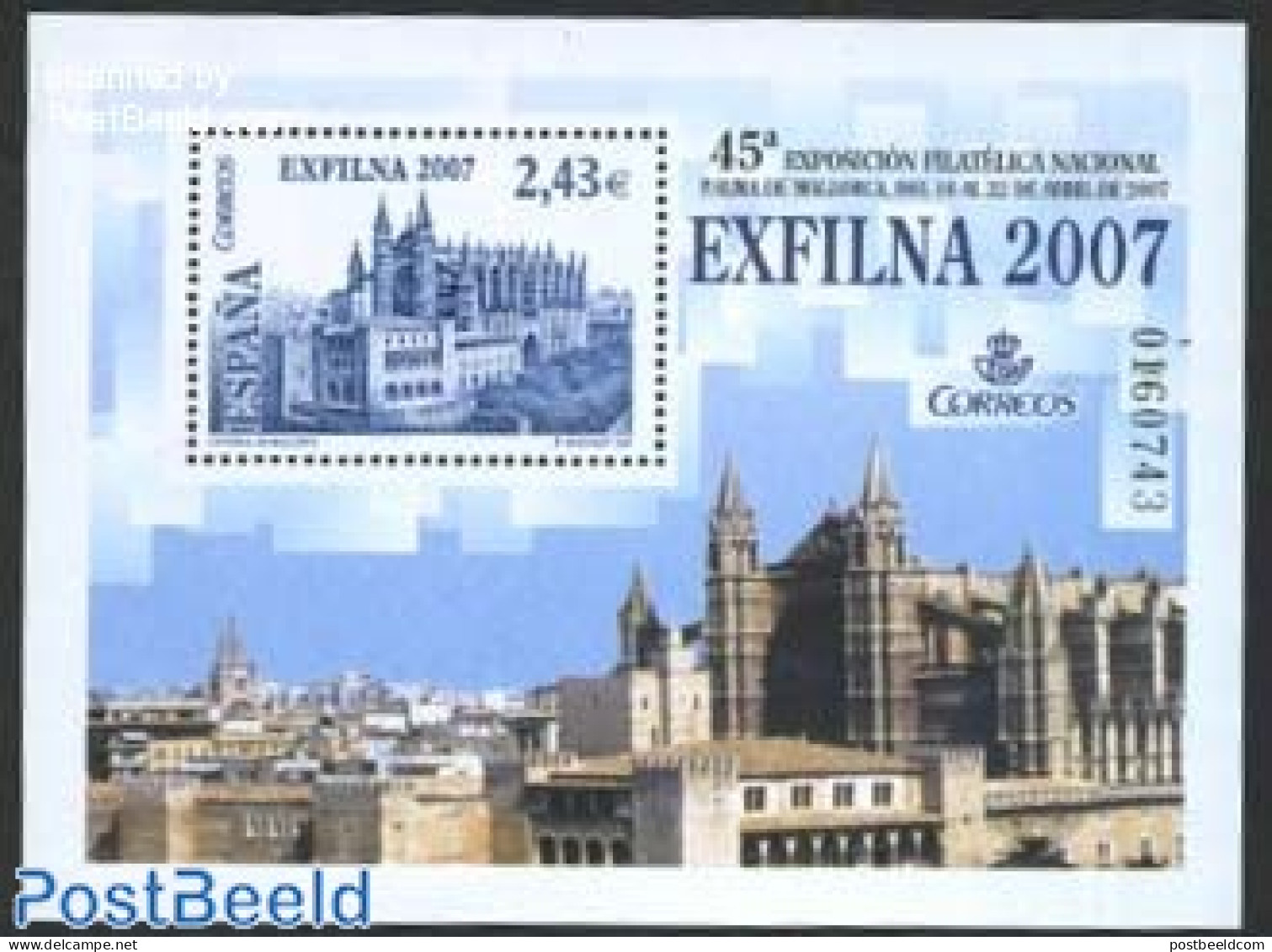 Spain 2007 Exfilna S/s, Mint NH, Religion - Churches, Temples, Mosques, Synagogues - Art - Architecture - Neufs