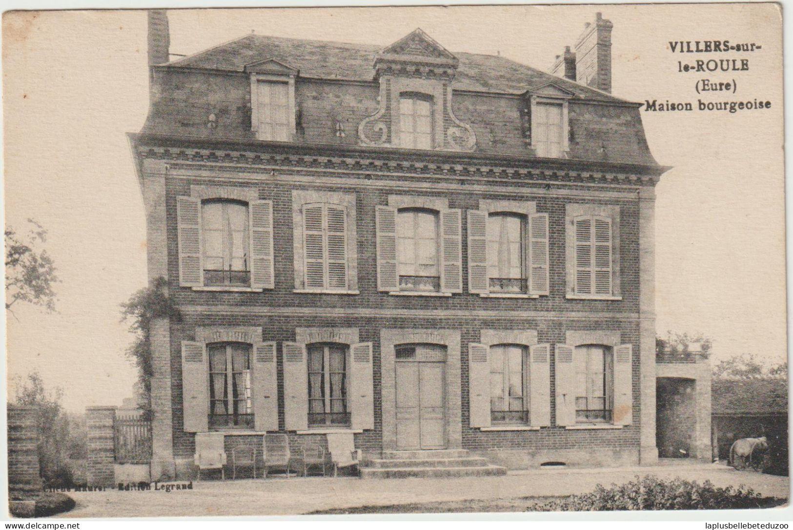 CPA - 27 - VILLERS Sur Le ROULE - Maison Bougeoise - Vers 1920 - Pas Courant - Other & Unclassified