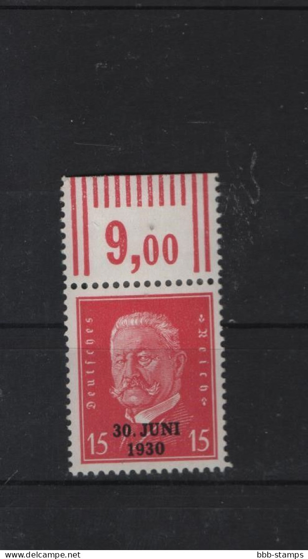 Deutsches Reich  Michel Kat.Nr. Falz/* 445 WOR - Unused Stamps