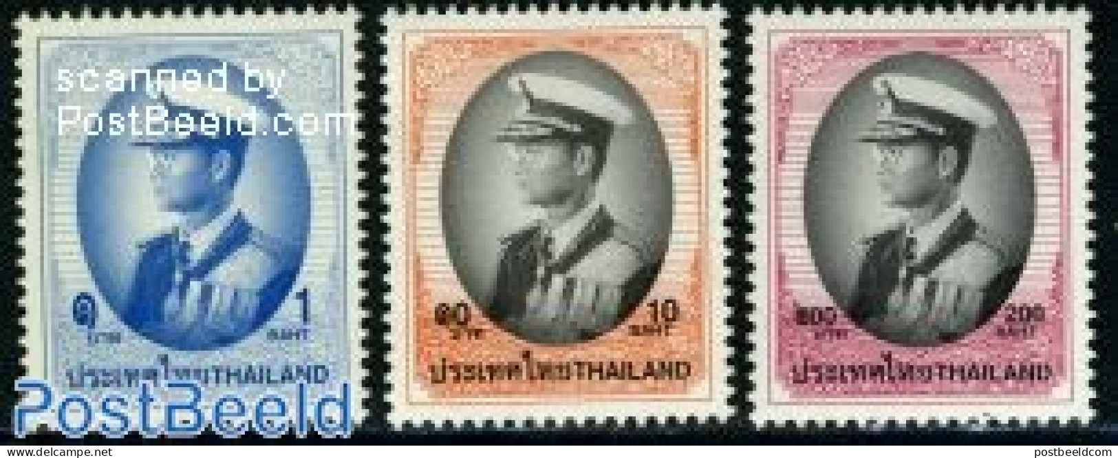Thailand 2007 Definitives 3v, Mint NH - Thailand