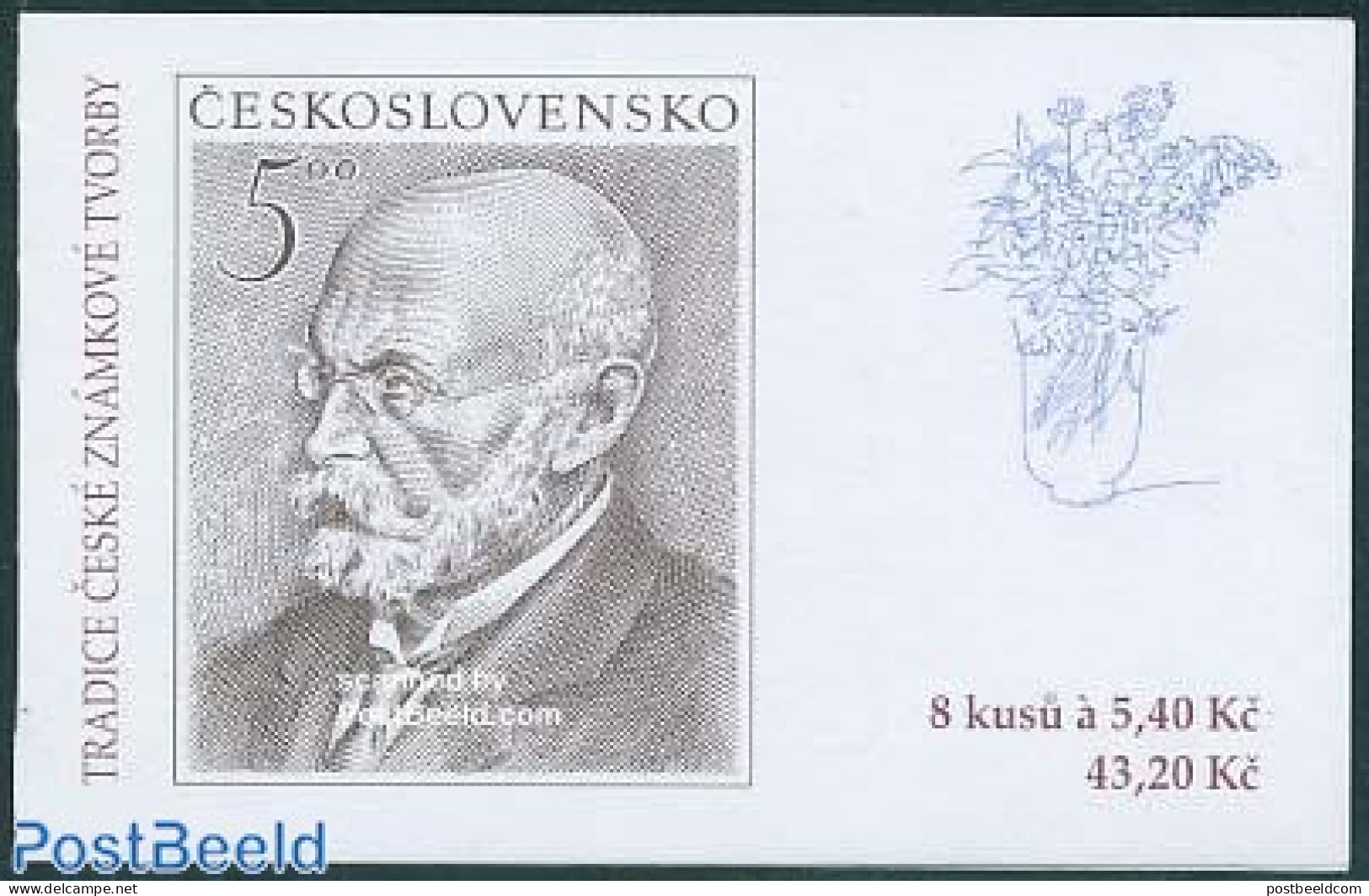 Czech Republic 2001 Stamp Traditions Booklet, Mint NH, Stamp Booklets - Stamps On Stamps - Sonstige & Ohne Zuordnung