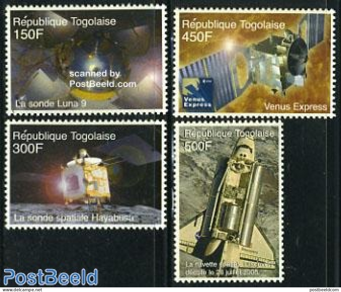 Togo 2006 Space Exploration 4v, Mint NH, Transport - Space Exploration - Togo (1960-...)