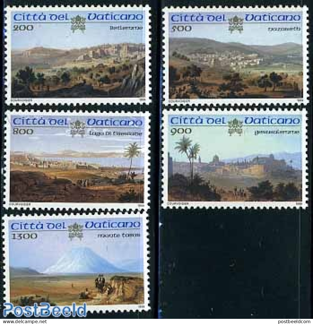 Vatican 1999 Palestina 5v, Mint NH - Ongebruikt