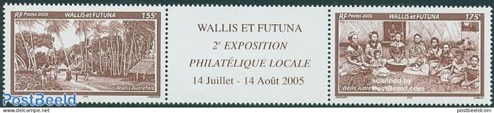 Wallis & Futuna 2005 Ancient Times 2v+tab [:T:], Mint NH, History - Nature - Various - Trees & Forests - Street Life - Rotary Club