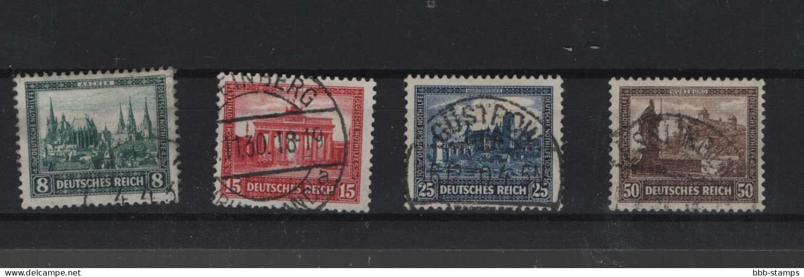 Deutsches Reich  Michel Kat.Nr. Gest 450/453 (3) - Gebruikt