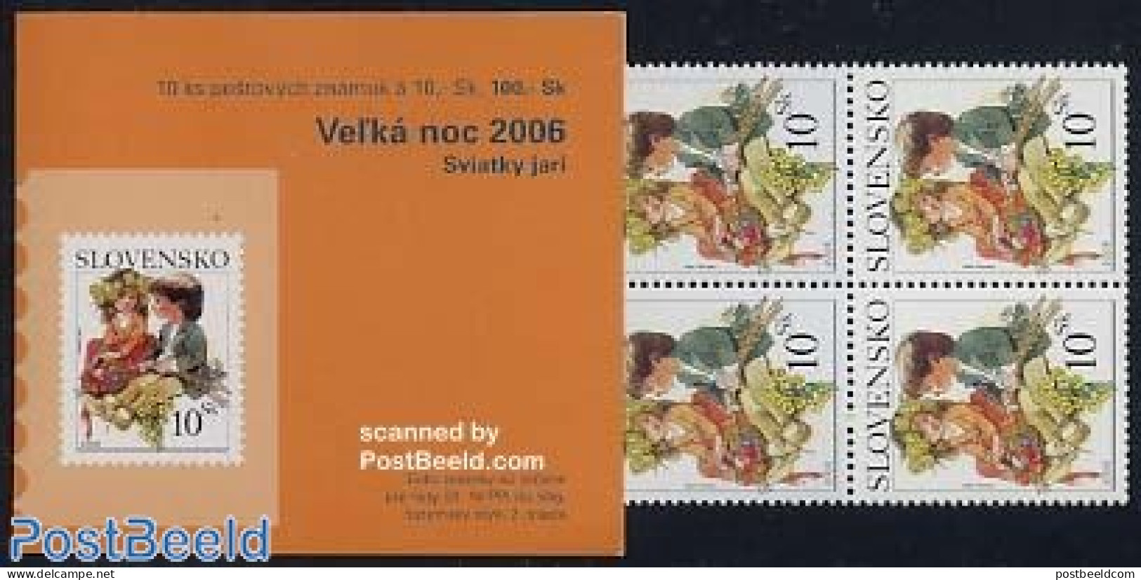 Slovakia 2006 Easter Booklet, Mint NH, Stamp Booklets - Neufs