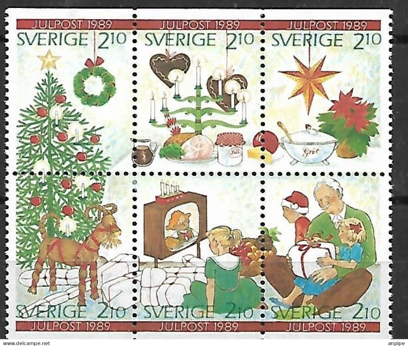 SUECIA, 1989 - Unused Stamps